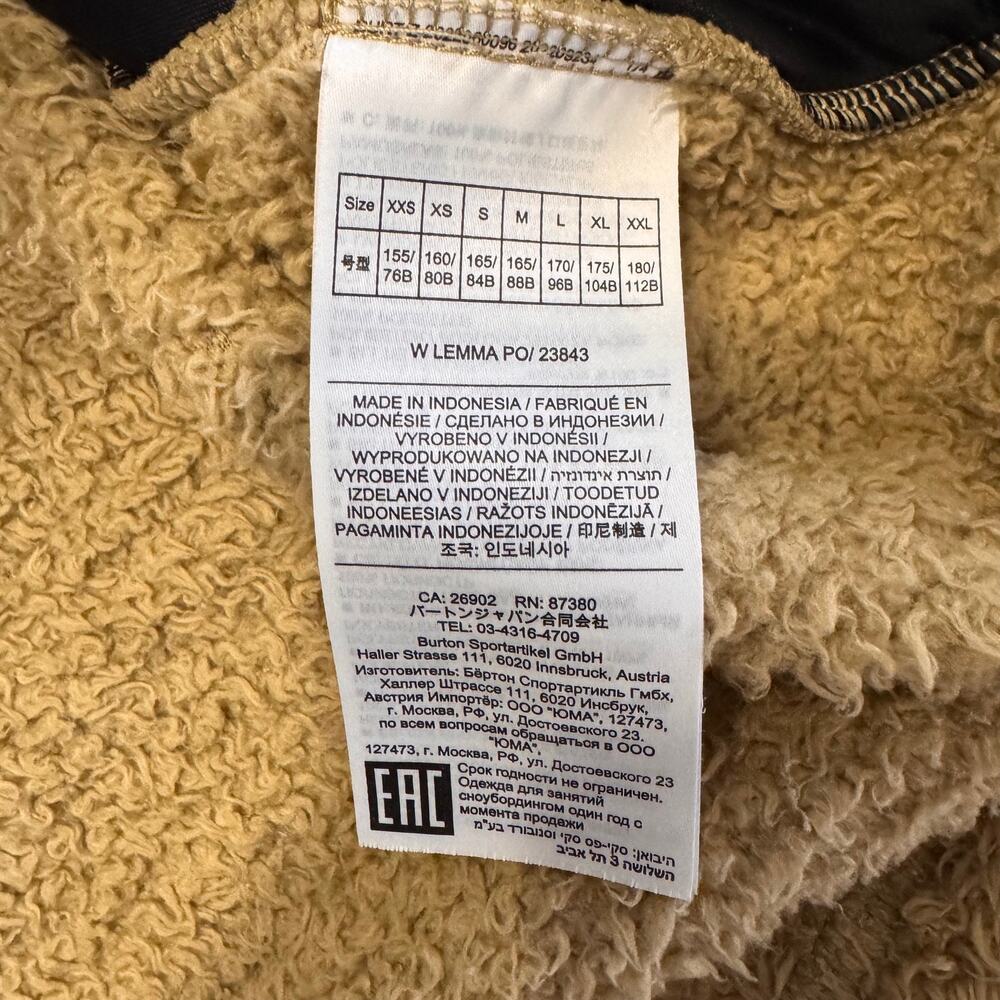 Burton | Lemma Fleece Henley Style Pullover Mid Layer Size M - Picture 13 of 15